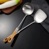 Stainless steel soup spoons, spatulas, kitchenware sets, complete kitchen cooking spatulas wholesale, household kitchenware and cooking utensils Specification image